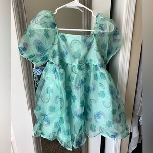 Disney Stitch Mint Green Mini Dress